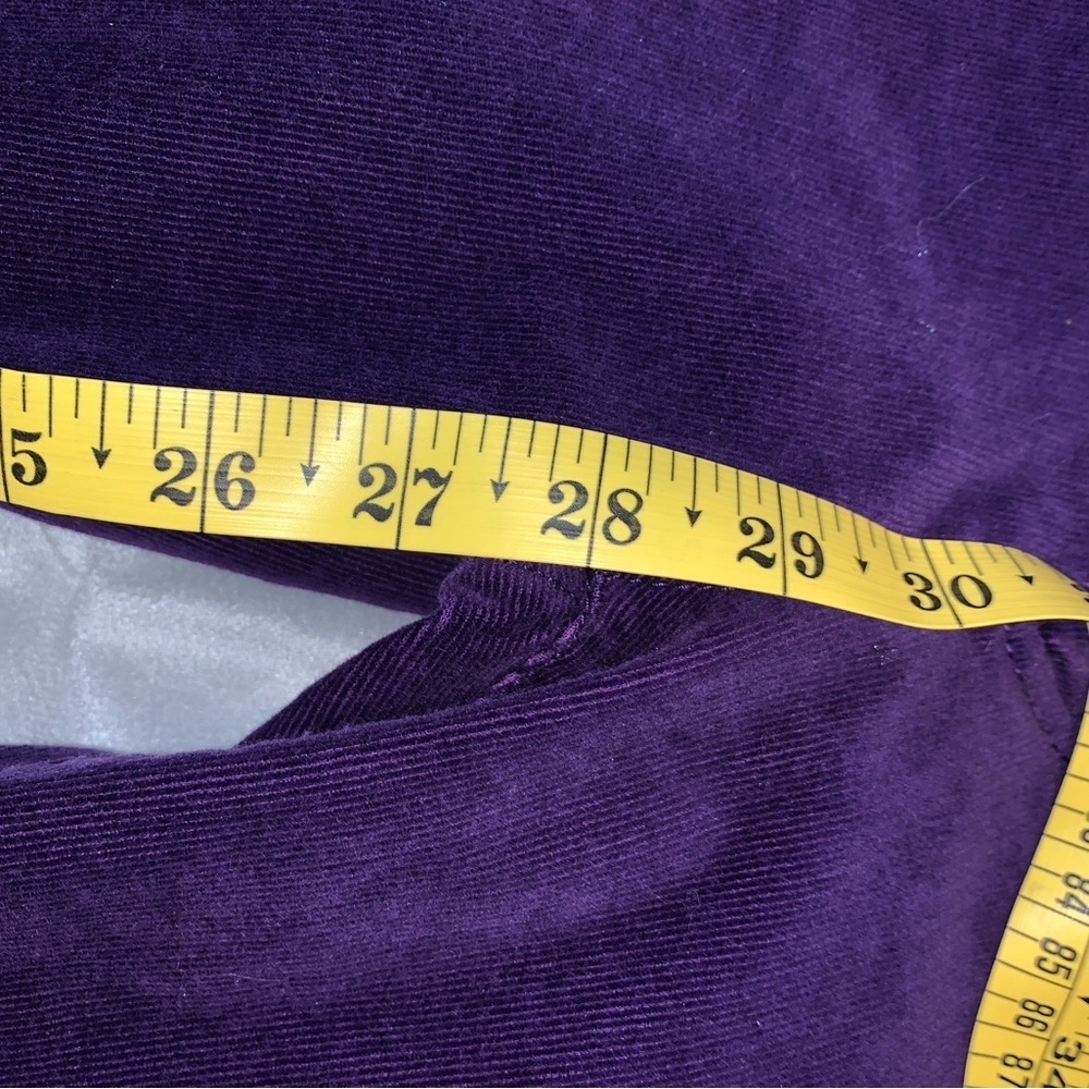 Lauren Ralph Lauren Deep Purple Straight Leg Pants size 6 - Picture 8 of 9